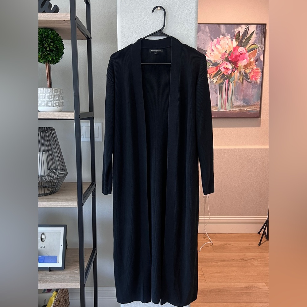 Banana Republic Black Knit Cardigan